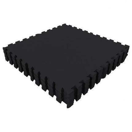 Dalles sol GORILLA SPORTS 8x60x60 cm EVA noir 12 mm