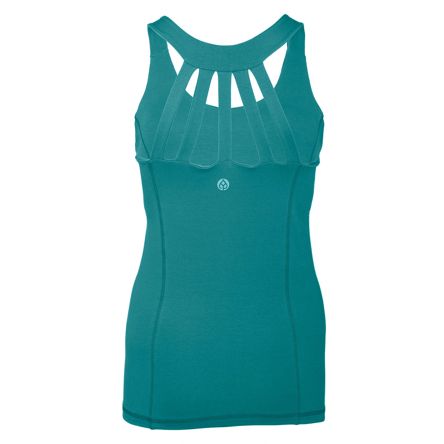 Yoga String Top, Bio-Baumwolle, Petrol (Dragonfly) 2/6