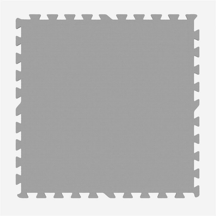 Juego de 8 Baldosas Sin Bordes Gorilla Sports Gris 2/7