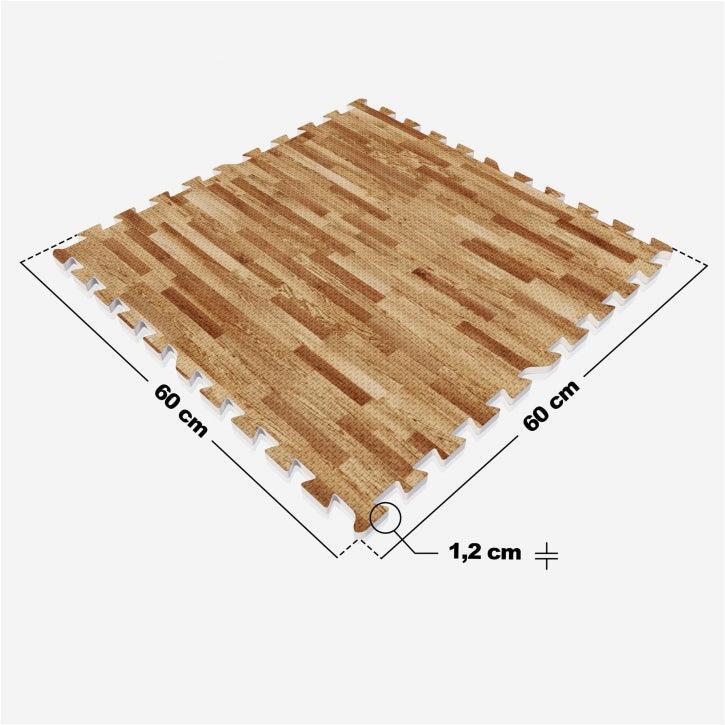 Tapis de Protection Fitness Puzzle - 16 Dalles, 60x60x1,2 cm, Tapis de Sol 5/7