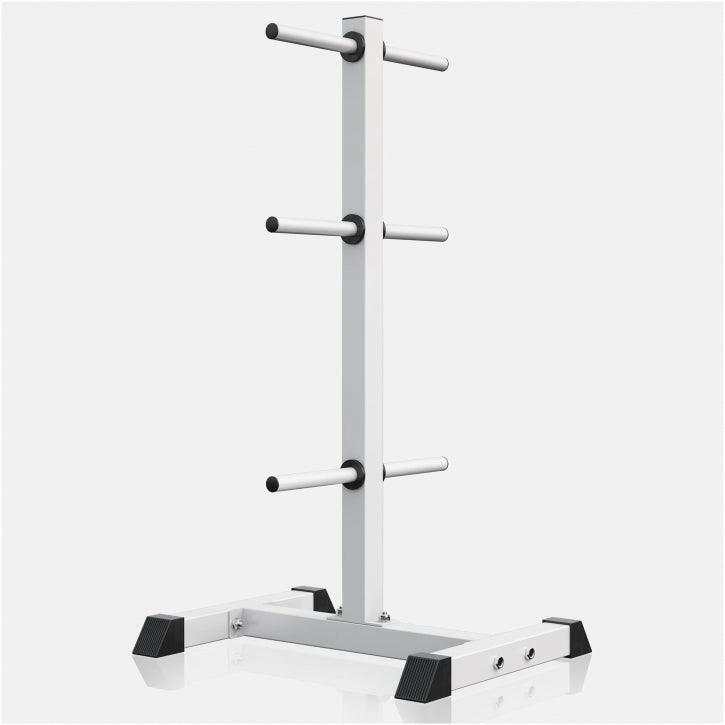 RACK DE RANGEMENT POUR POIDS DISQUES 30/31 MM | MUSCULATION | NOIR OU BLANC 5/7