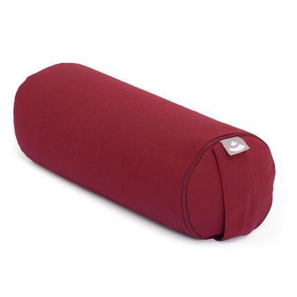 Yoga Mini-Bolster (rund), Nackenrolle, ECO, Buchweizenschalen Dunkelblau