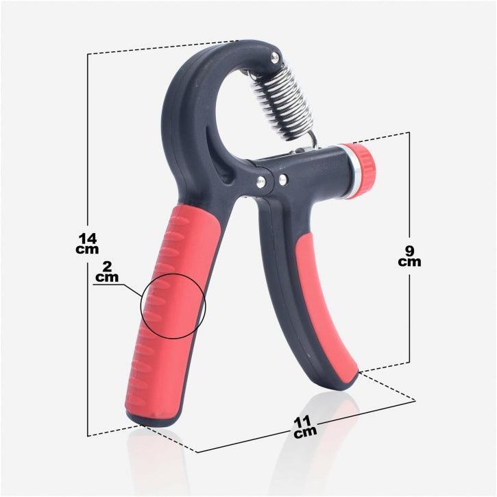 Fingerhantel verstellbar Schwarz/Rot 5/6