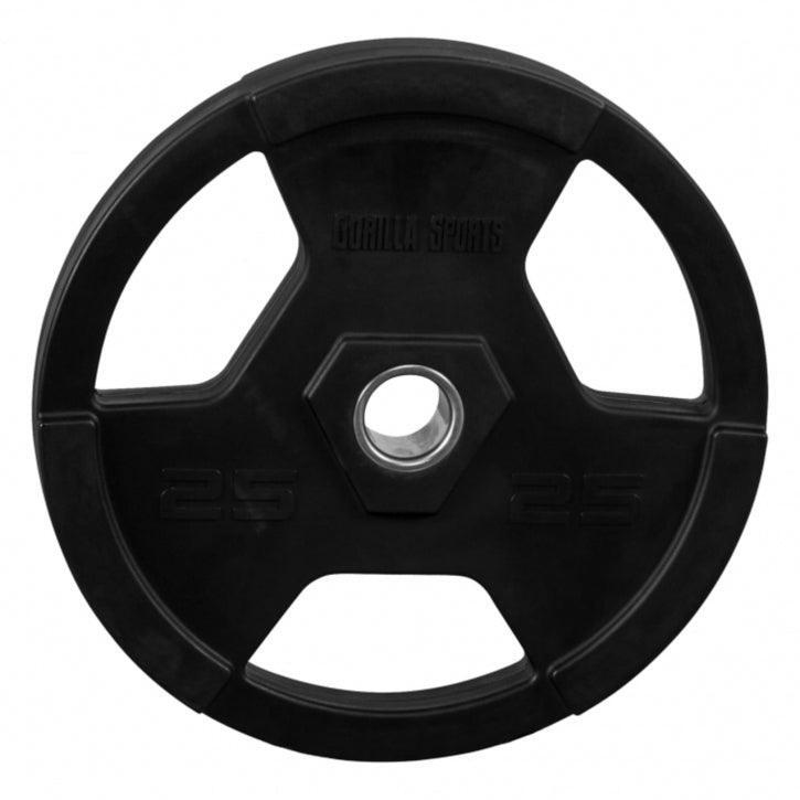 Disco Pesas Olímpico Pro Gorilla Sports  5Kg Diámetro 51 mm 6/7