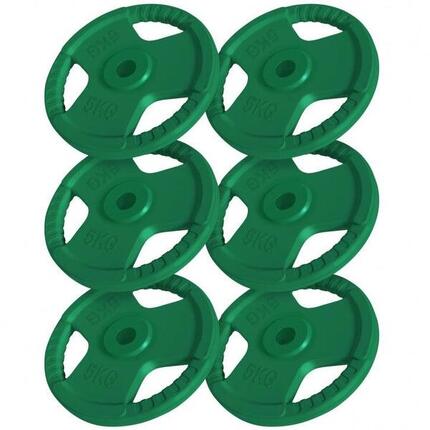 Hantelscheibe 30/31 mm Gummi Gripper 1,25-25 KG
