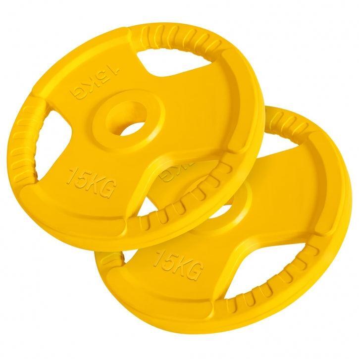 Zestaw obciążeń gumowanych treningowych 6 x 5kg Gorilla Sports