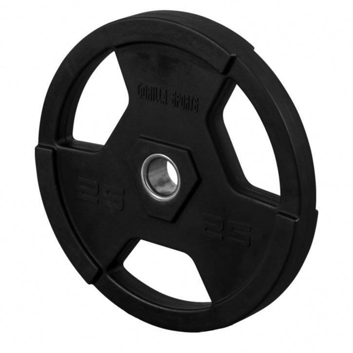 Disco Pesas Olímpico Pro Gorilla Sports  5Kg Diámetro 51 mm 7/7