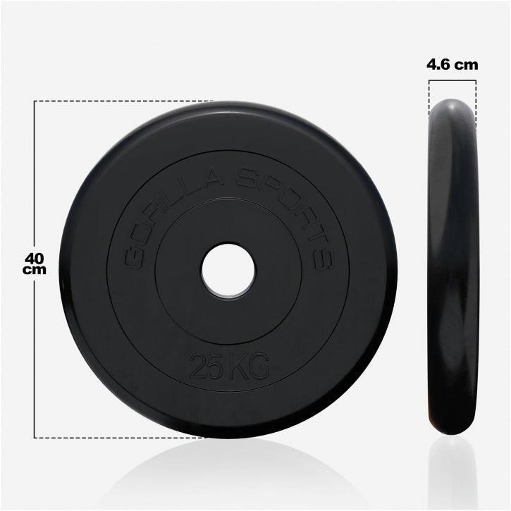 Disques de poids en caoutchouc avec alésage de 31 mm - De 0,5 KG à 30 KG 7/7