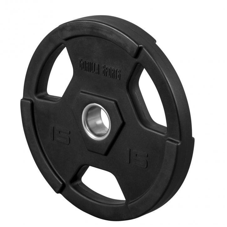 Disco Pesas Olímpico Pro Gorilla Sports  5Kg Diámetro 51 mm 4/7