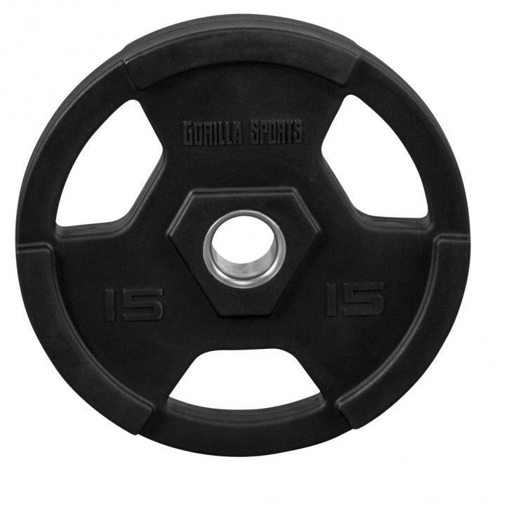 Disco Pesas Olímpico Pro Gorilla Sports  5Kg Diámetro 51 mm 3/7