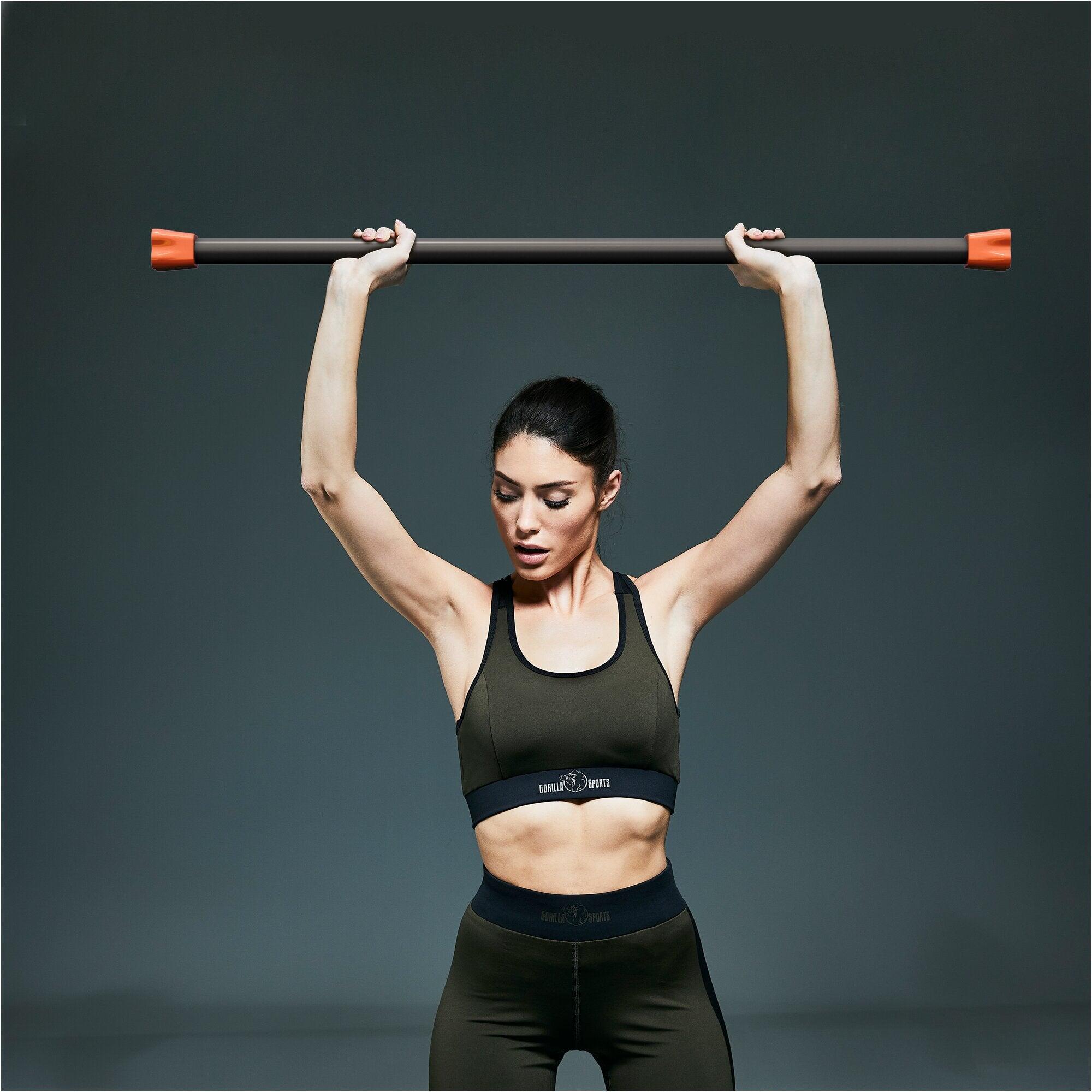 BARRE DROITE LESTÉE 120CM | MUSCULATION ET FITNESS | POIDS AU CHOIX DE 1KG À 10K 4/7