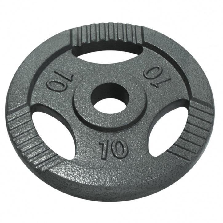 DISQUE OLYMPIQUE EN FONTE GRIS AVEC POIGNÉES 51MM | AU CHOIX DE 1,25KG À 20KG 2/7