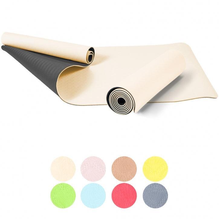 Saltea pentru Yoga Rosu/Negru 180 x 60 x 0.8cm