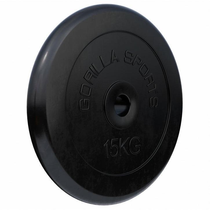GORILLA SPORTS Hantelscheibe Gummi 0,5-25 KG