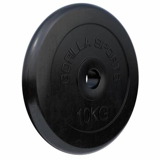 Disques de poids en caoutchouc avec alésage de 31 mm - De 0,5 KG à 30 KG