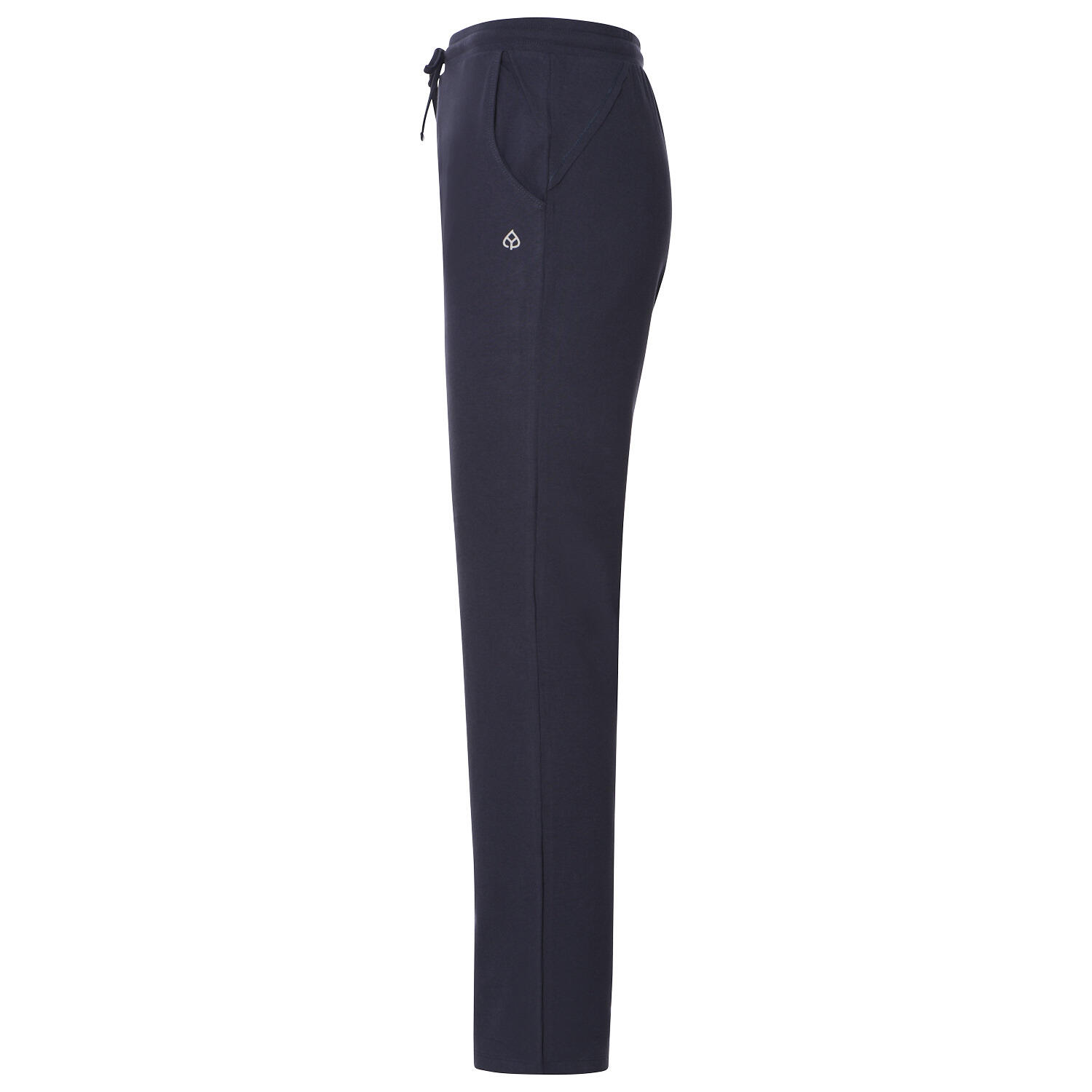 Herren Yogahose Straight Cut, Bio-Baumwolle, Dunkelblau (Black Iris) 2/5