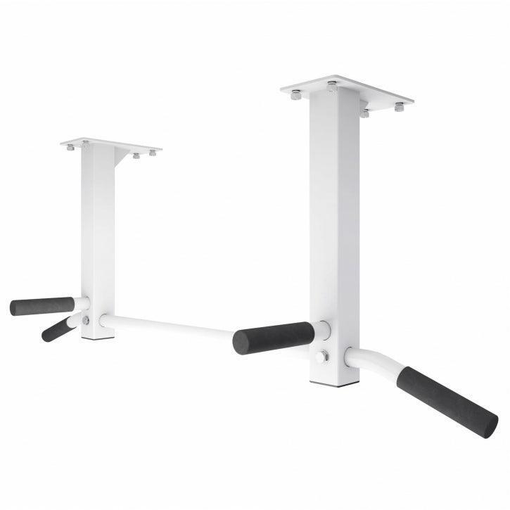 GORILLA SPORTS Optrekstang Wit - Pull Up Bar - Dakmontage - Belastbaar tot 350 kg