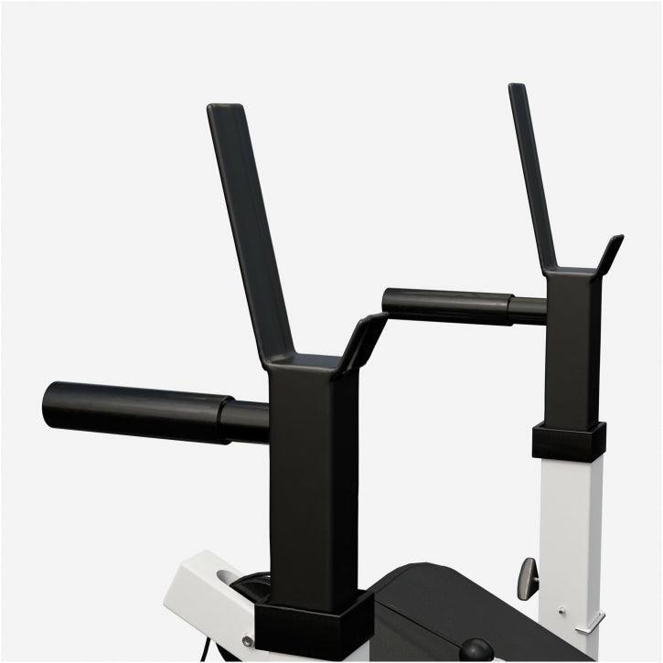 Banc Musculation - Set Haltères 70kg , Support Barres d'Haltère, Multifonction 6/7