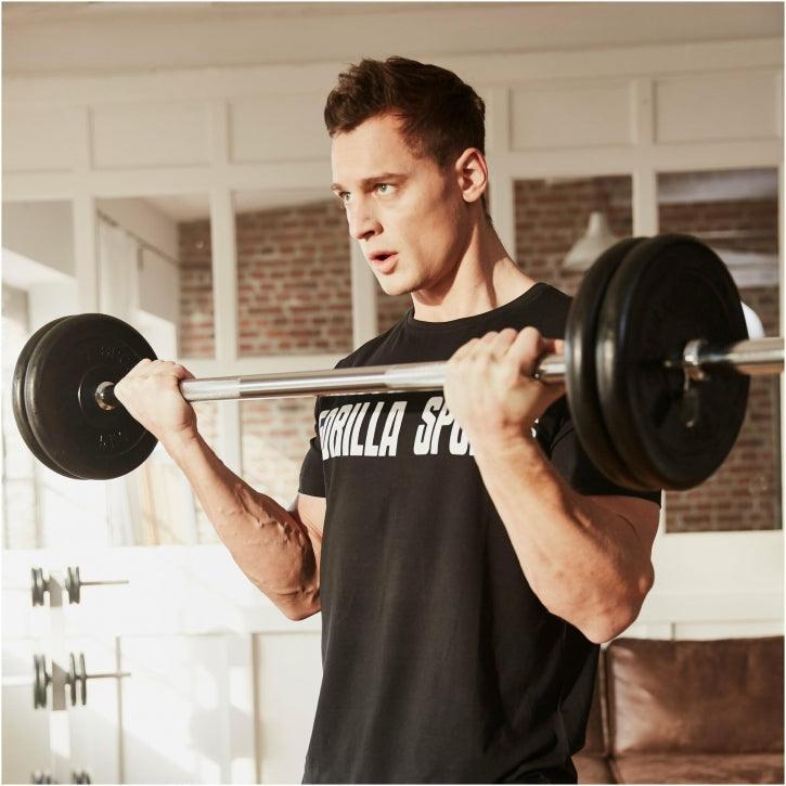 4 POIDS EN CAOUTCHOUC | MUSCULATION | DIAMETRE 31 MM | 2x5 KG et 2x10 KG 5/7