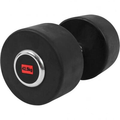 Dumbell - 42,5 kg - gietijzer (rubber coating)