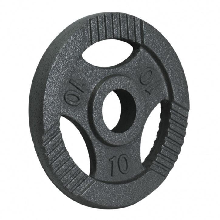 DISQUE OLYMPIQUE EN FONTE GRIS AVEC POIGNÉES 51MM | AU CHOIX DE 1,25KG À 20KG 3/7