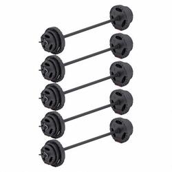 5 KIT HALTÈRES AÉROBIC DE 20KG DISQUES ET BARRES | DIAM 30MM | MUSCULATION