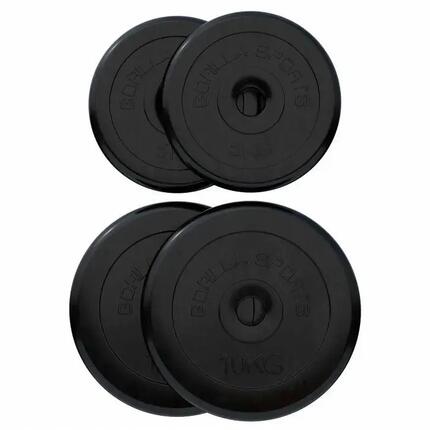 Disque bumper Gorilla Sports caoutchouc - alésage 31 mm