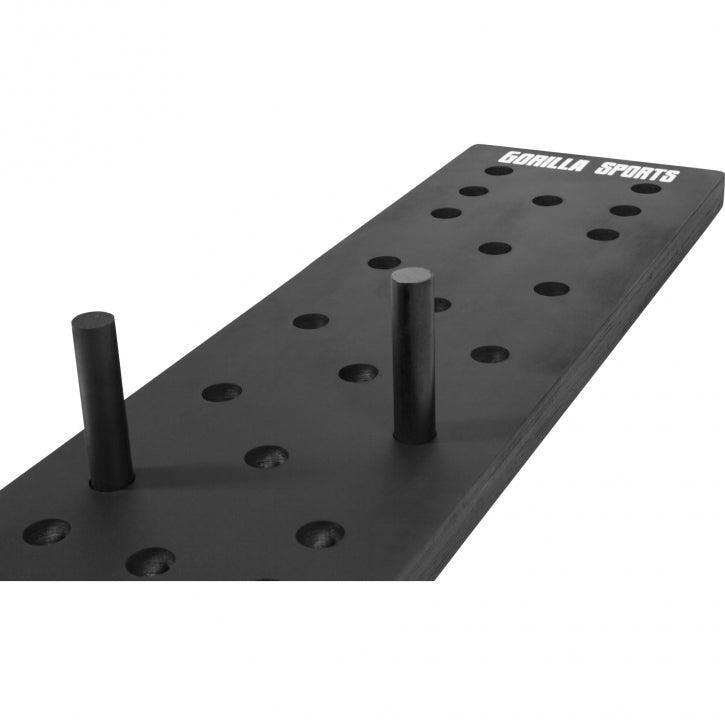 Gorilla Sports Pegboard - Zwart - Full body workout - 24 gaten 5/7