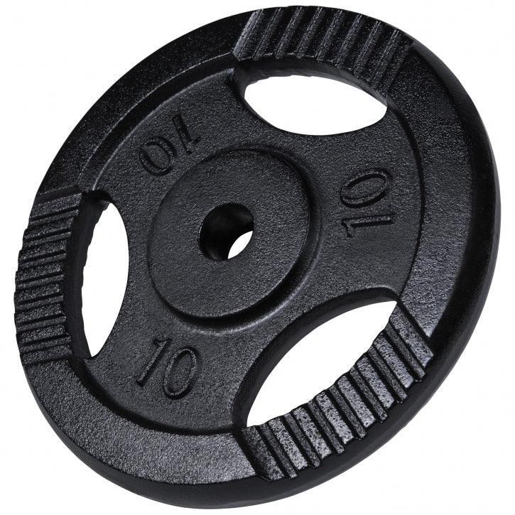 GORILLA SPORTS Hantelscheibenset Gusseisen Gripper 30 kg - 2 x 15 kg