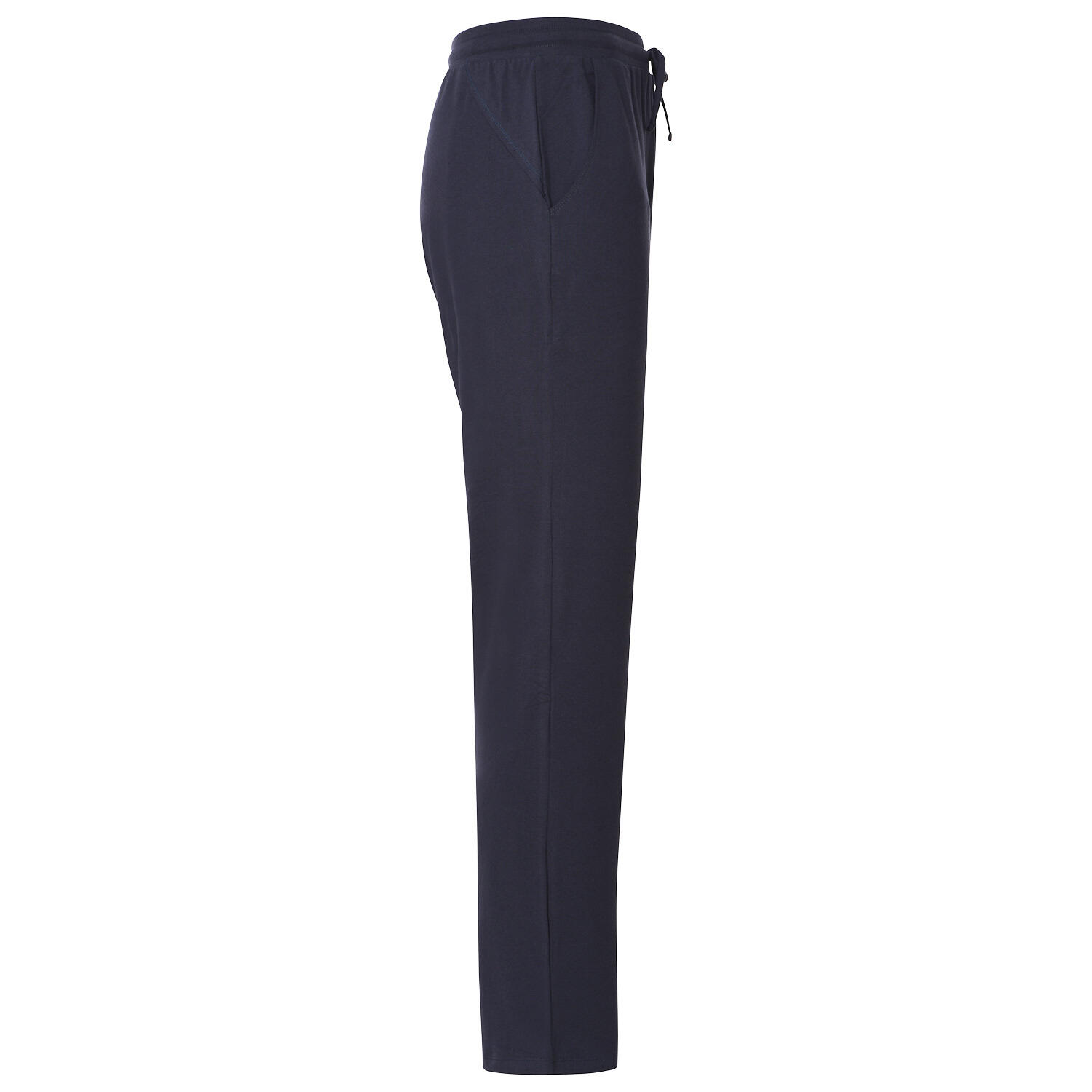 Herren Yogahose Straight Cut, Bio-Baumwolle, Dunkelblau (Black Iris) 4/5