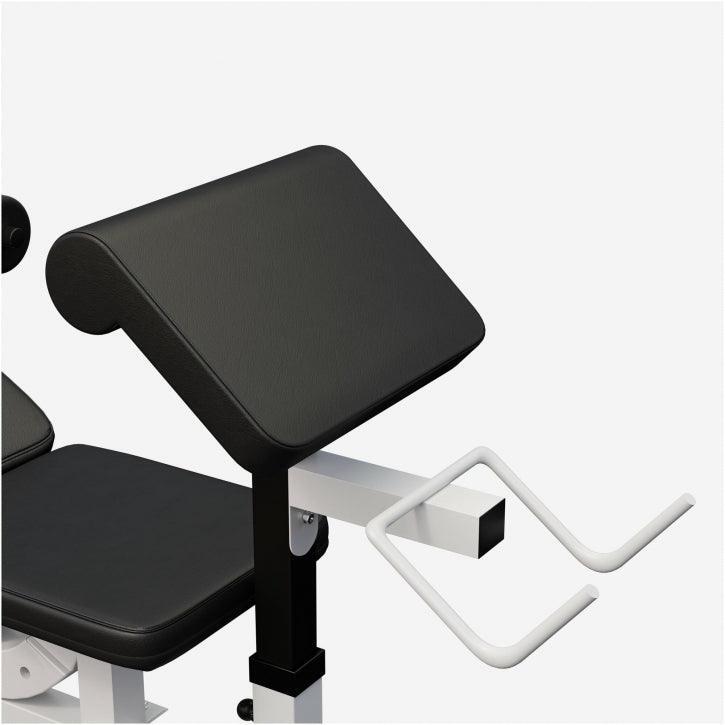 Banc Musculation - Set Haltères 70kg , Support Barres d'Haltère, Multifonction 5/7