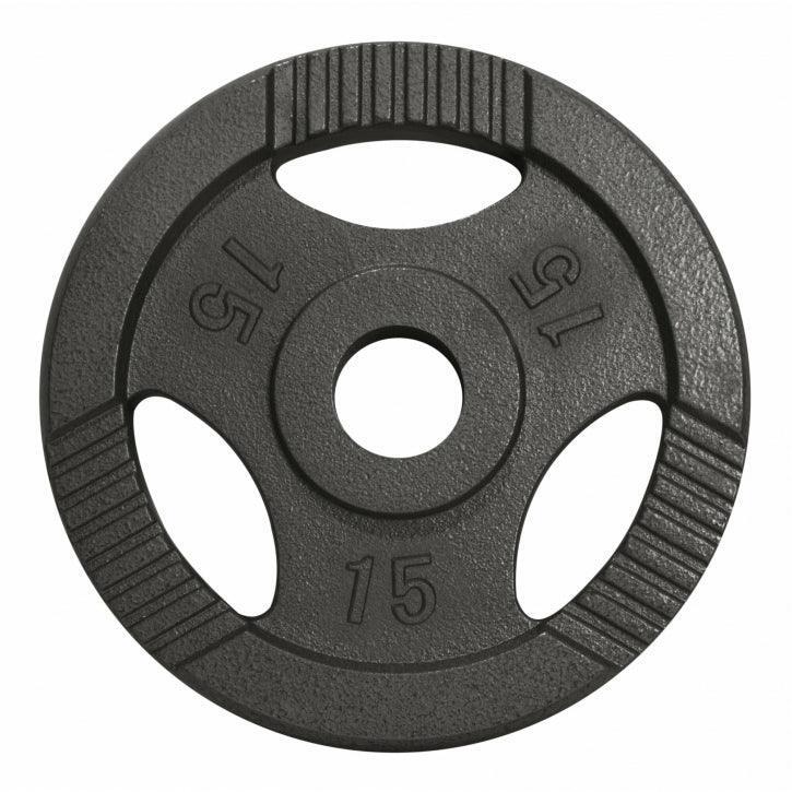 Gorilla Sports - Lot De Poids En Fonte De 30 Kg (2 X 5 Kg Et 2 X 10 Kg) - Avec Poignées | Ø 31mm - Poids De Musculation - Noir - 1 Kg - Decathlon