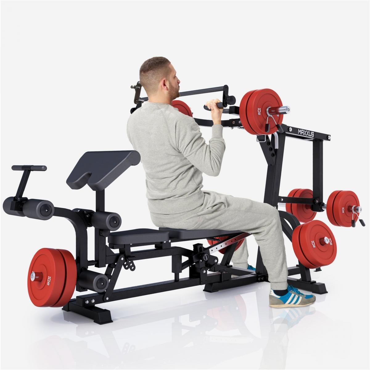 Stazione multifunzione MAXXUS Kraftmaschine acciaio 300 kg 110 kg 6/7