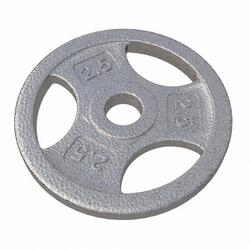 DISQUE DE MUSCULATION FONTE GRIP | DIAM 31MM | GRIS | AU CHOIX DE 1,25KG À 20KG