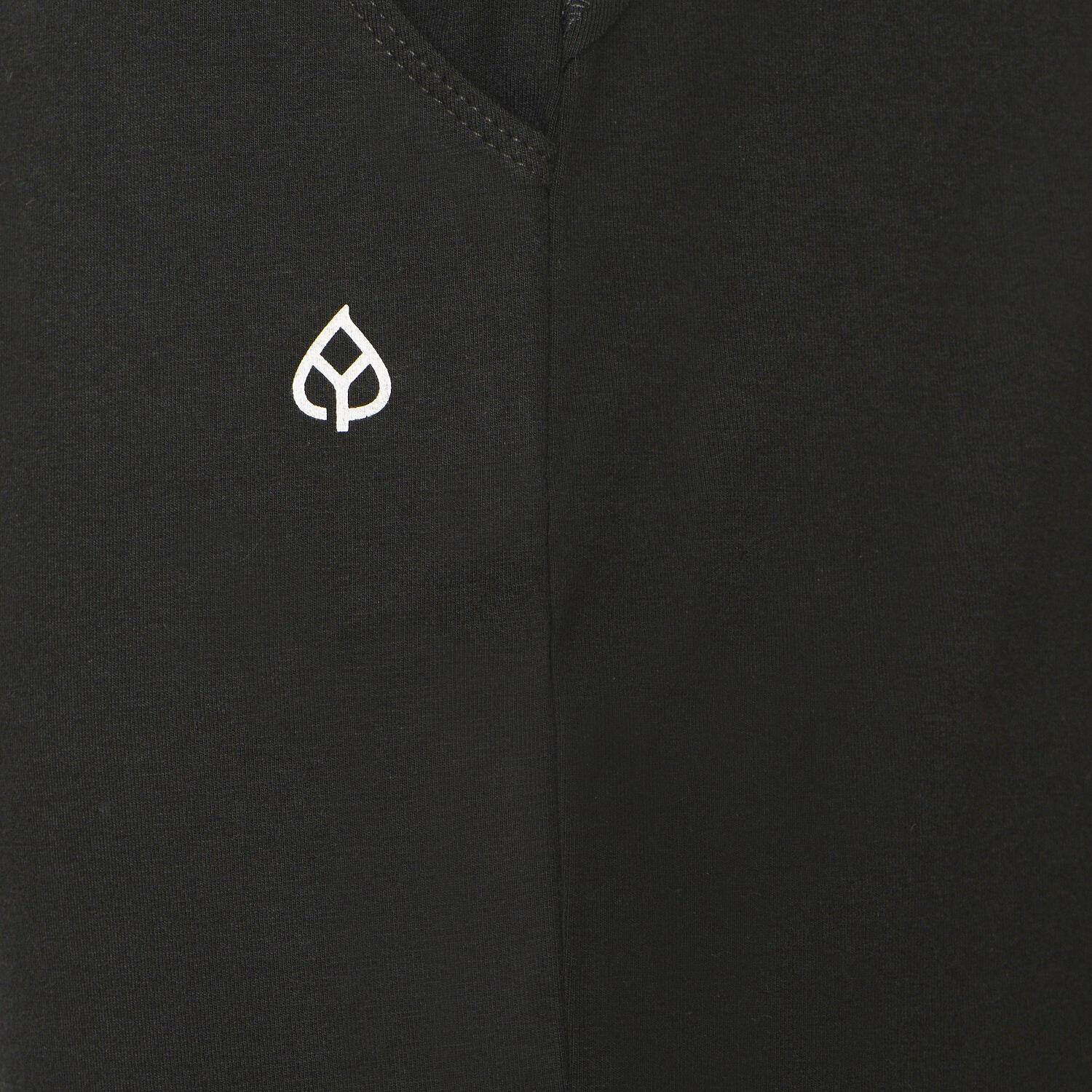 Herren Yogahose Straight Cut, Bio-Baumwolle, Schwarz 5/5