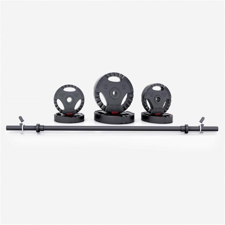 5 KIT HALTÈRES AÉROBIC DE 20KG DISQUES ET BARRES | DIAM 30MM | MUSCULATION 5/7