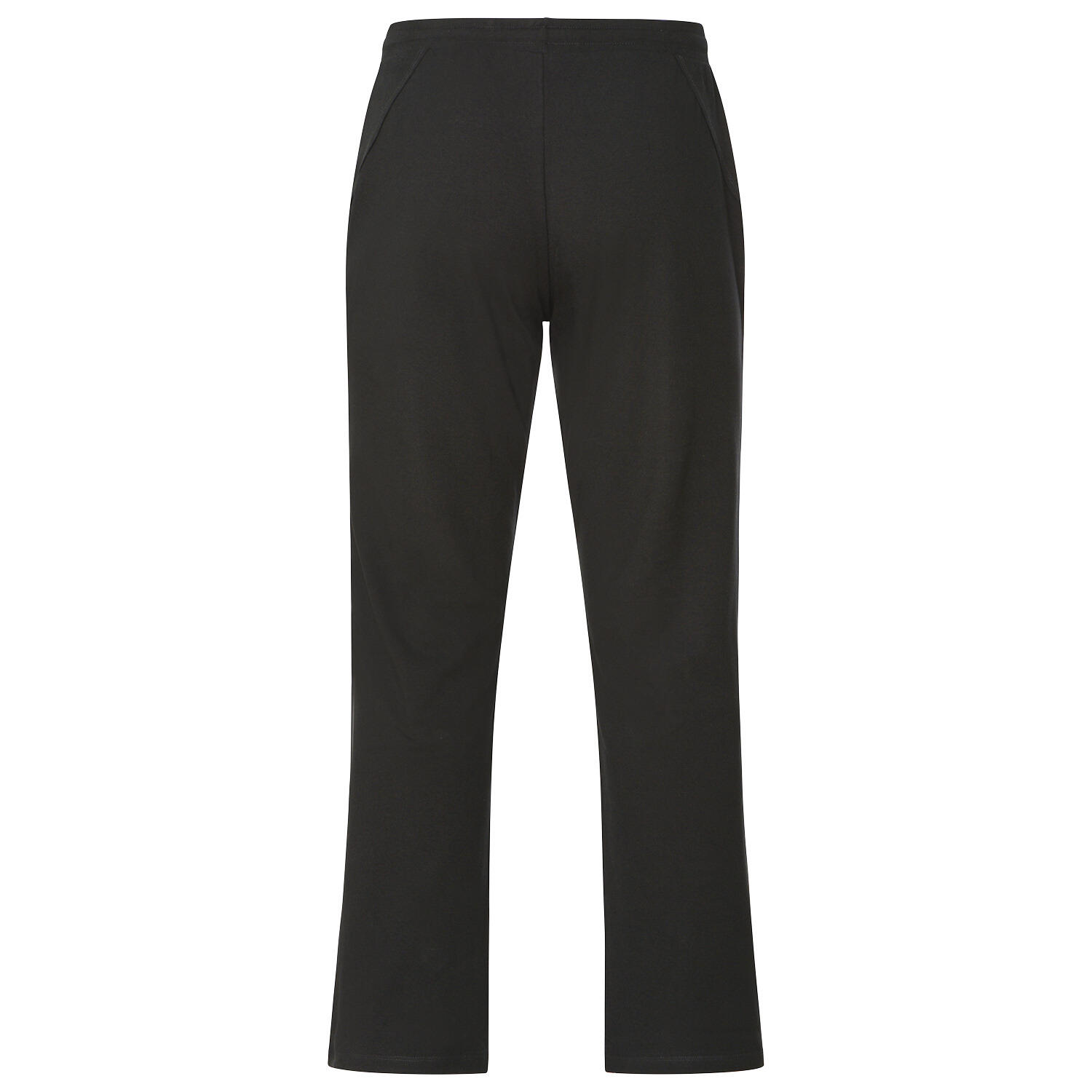 Herren Yogahose Straight Cut, Bio-Baumwolle, Schwarz 3/5