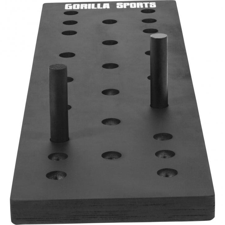 Gorilla Sports Pegboard - Zwart - Full body workout - 24 gaten 4/7