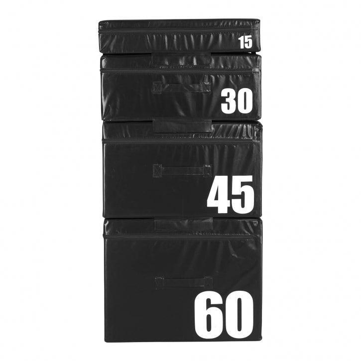 LOT DE 4 PLYOBOX NOIR EN MOUSSE | HAUTEUR 150cm | MUSCULATION ET CROSS TRAINING 5/7