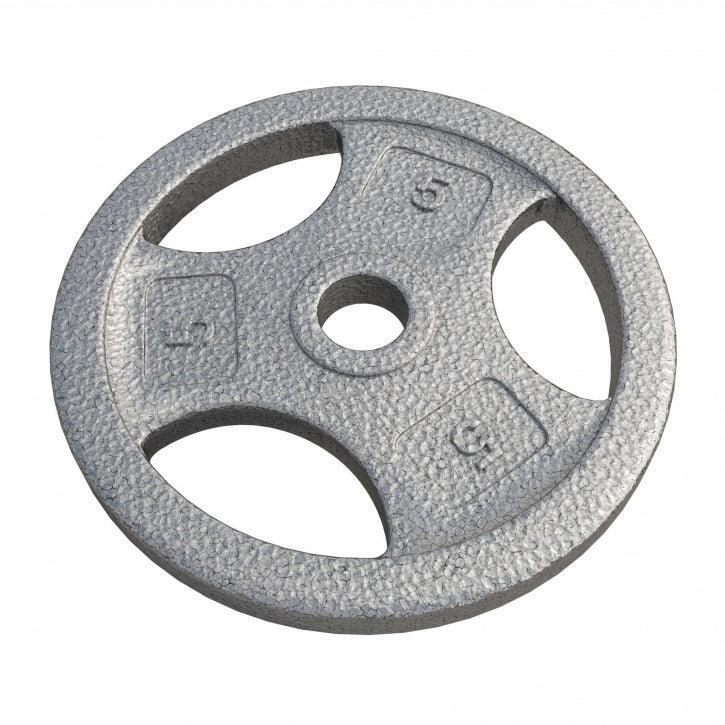 Gorilla Sports - Disque De Musculation Fonte Grip | Diam 31mm | Gris | Au Choix De 1,25kg À 20kg - Poids De Musculation - Gris - 1,25 Kg - Decathlon