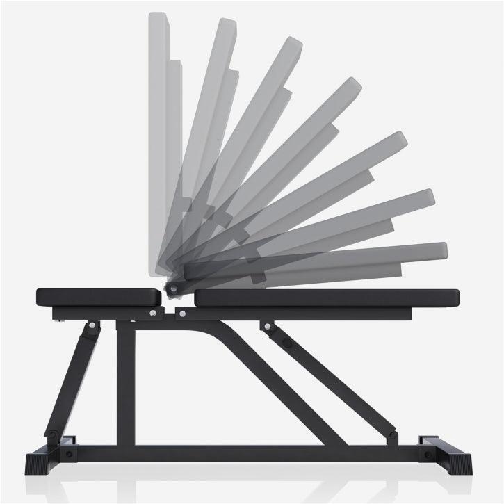 BANC MULTI-POSITIONS DOSSIER ET ASSISE INCLINABLE | MUSCULATION |