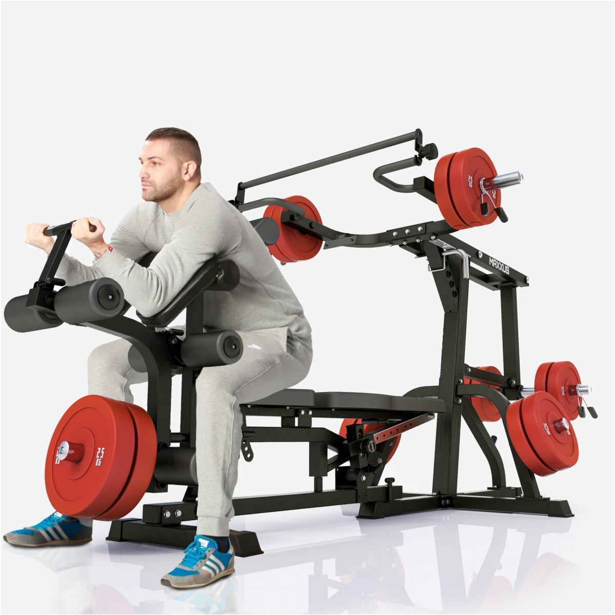 Stazione multifunzione MAXXUS Kraftmaschine acciaio 300 kg 110 kg 7/7
