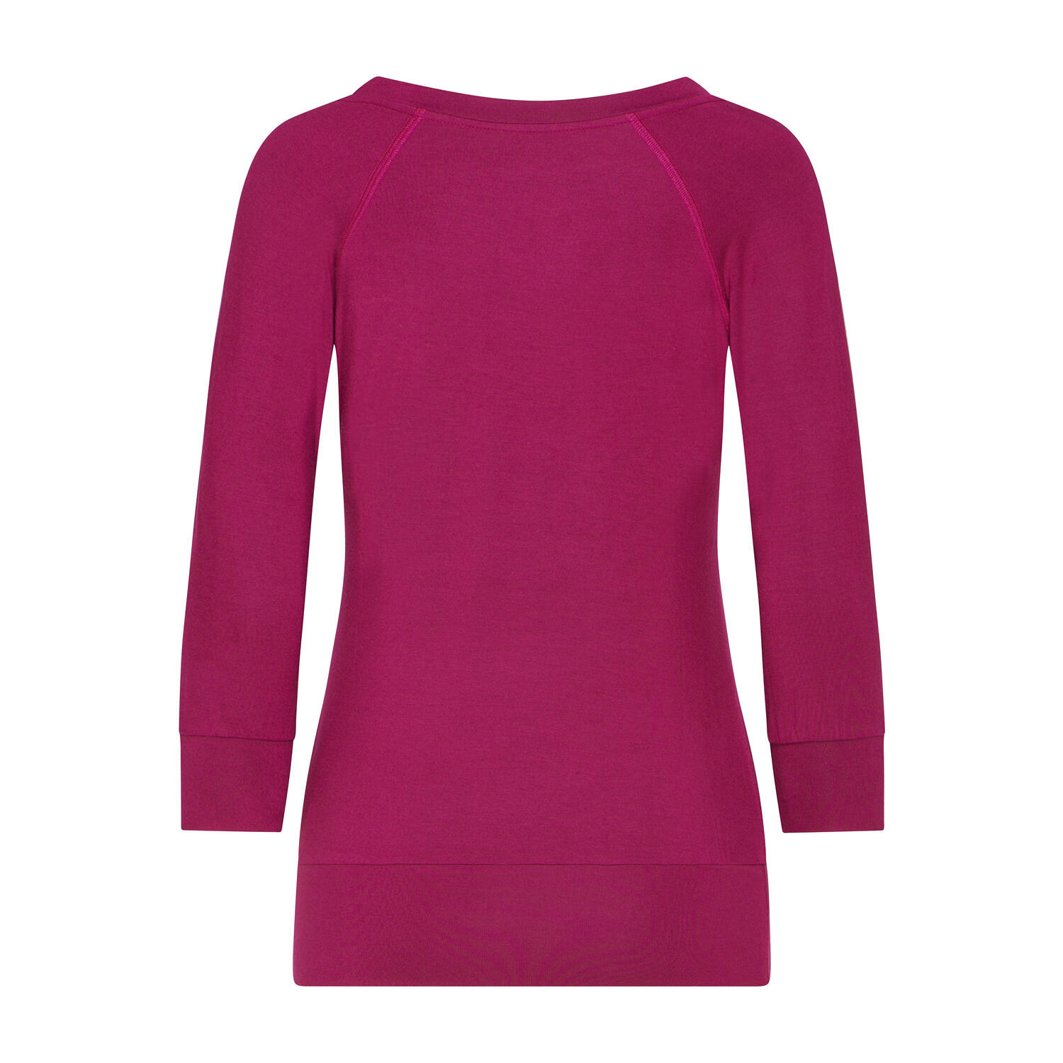 Casual ¾ Yoga Longsleeve, Modal, Berry (purple grape) 3/6
