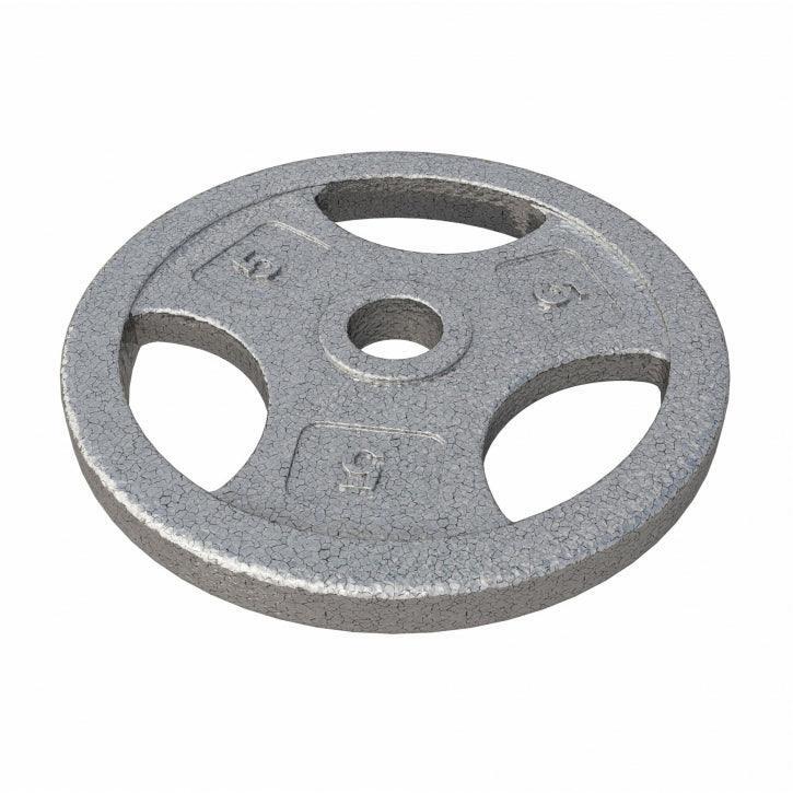 DISQUE DE MUSCULATION FONTE GRIP | DIAM 31MM | GRIS | AU CHOIX DE 1,25KG À 20KG