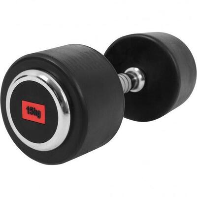 Hantla do treningu gumowana Gorilla Sports 15 kg