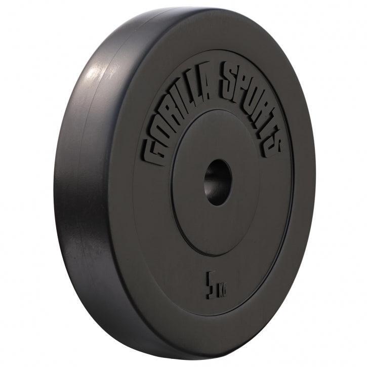 8 POIDS EN PLASTIQUE | DIAMETRE 31 MM | MUSCULATION | LOT DE 4x5 KG et 4x2,5 KG 4/7