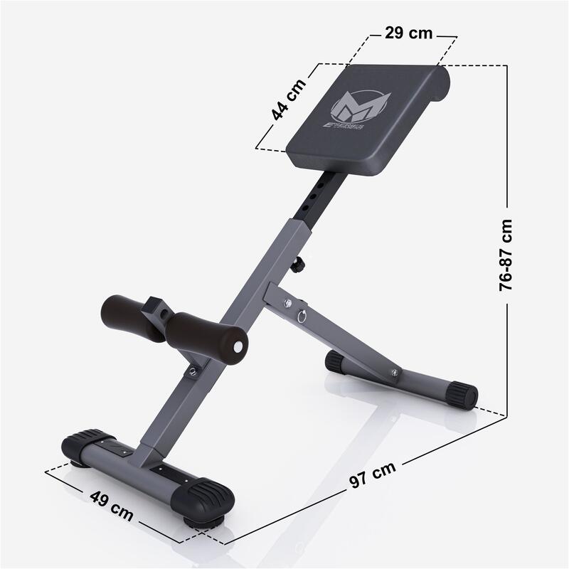 MÁQUINA PARA COSTAS E-SERIES HYPER EXTENSION GN010 | BODYBUILDING