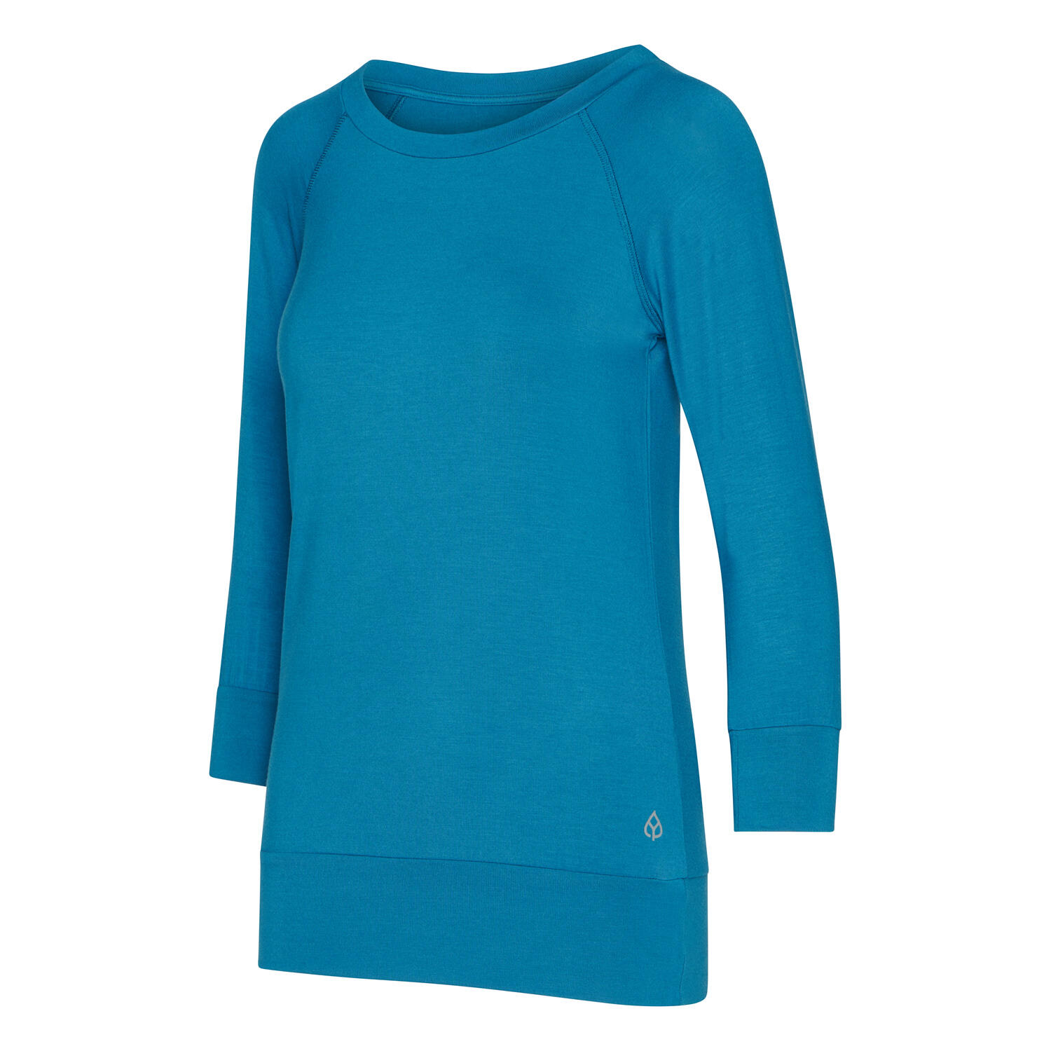 Casual ¾ Yoga Longsleeve, Modal, Petrol-blau (Lyons Blue) 2/6