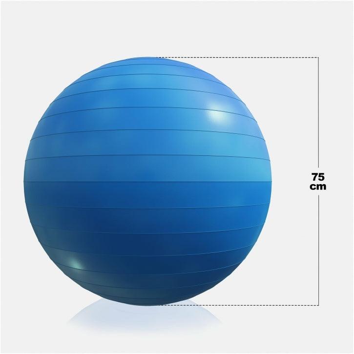 SWISS BALL | BALLON DE GYM | DIAM 75 CM | COLORIS AU CHOIX 4/5