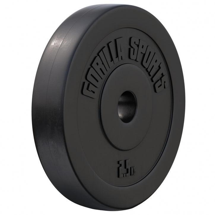 DISQUE DE MUSCULATION PLASTIQUE | DIAM 31MM | AU CHOIX DE 1,25KG À 15KG